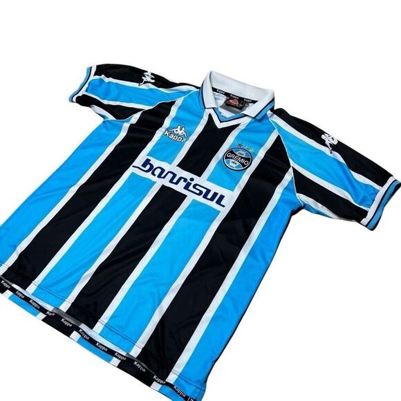Vintage Y2K Kappa Gremio Brazil Soccer Jersey 10 Large - Picture 3 of 7